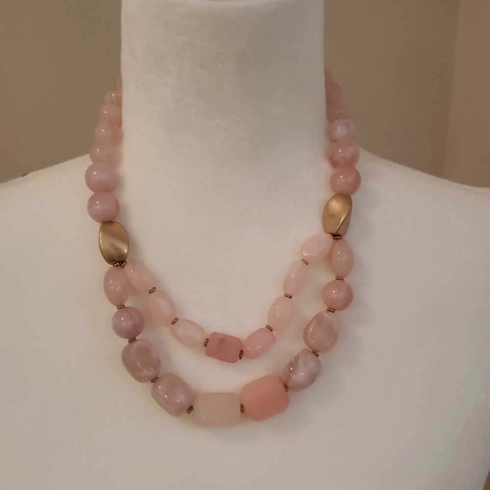 Pink stones Necklave